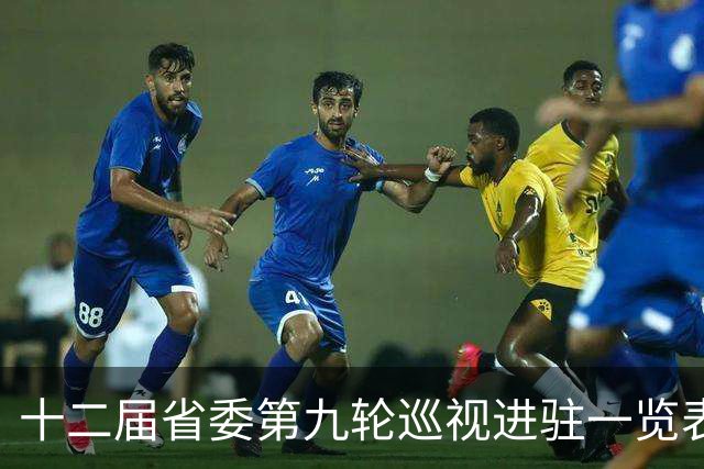 十二届省委第九轮巡视进驻一览表