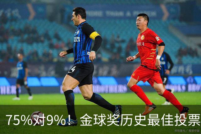 75%对9%！金球奖历史最佳投票，C罗这票数碾压梅西